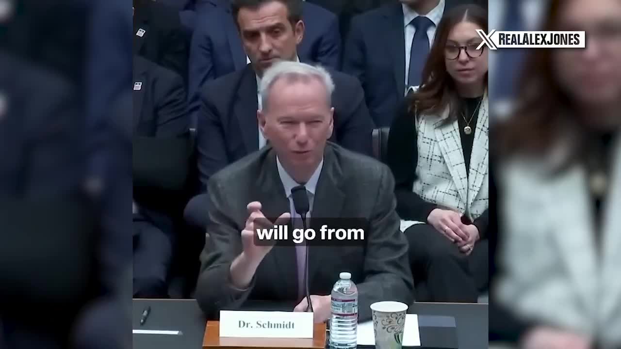 WATCH: Congress Told AI Will Soon Demand 99% of US Power Supply.  Watch Google Founder, Eric Schmidt, Declare The AI Power Apocalypse Is Here.  Why are we surrendering control of human civil...