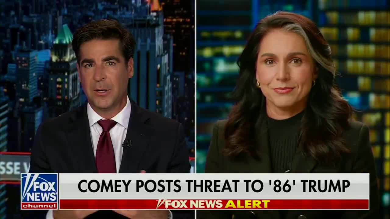 OMG. Tulsi Gabbard just called for James Comey to be arrested after he essentially called for Trump to be ass*ssinated