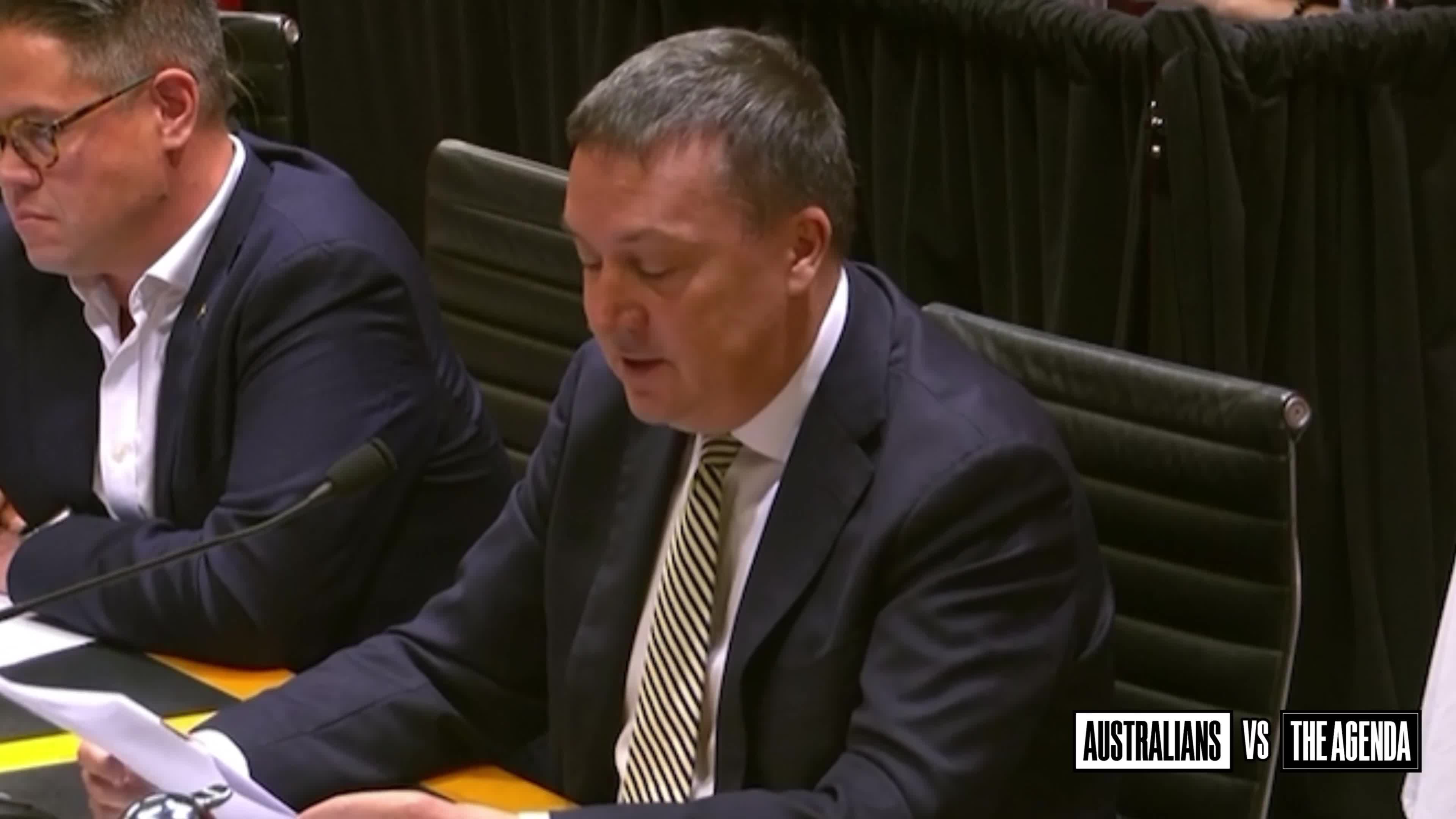 .@JohnRuddick2 at the Dural Caravan / Hate Speech inquiry:  ‘Do you think the antisemitic attacks stopped because of the laws—or because the con job was exposed?’  Chris Minns’ secre...