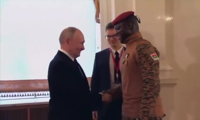 Russia just met Burkina Faso & Leaders from many other countries.