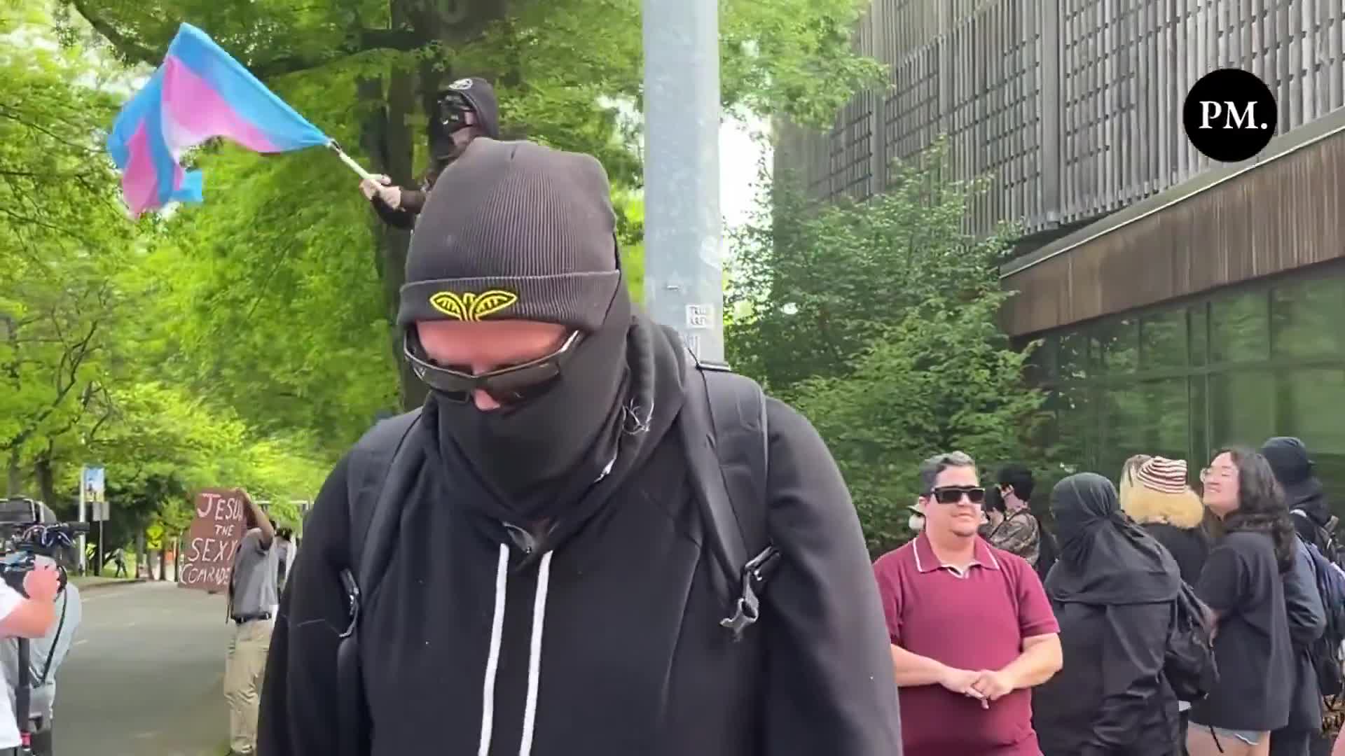 🇺🇸 Meanwhile in Seattle   “God is Trans, God is Trans, God is Trans”  Seriously what happened to these people?