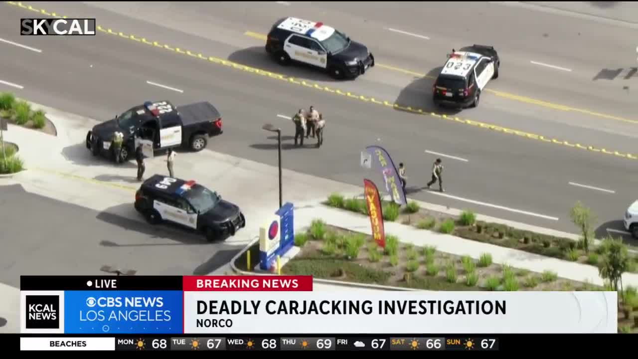 🚨🇺🇸 CALIFORNIA MAN KILLED TRYING TO STOP CARJACKING OUTSIDE CONVENIENCE STORE  A man was killed Monday trying to stop a carjacker from stealing his vehicle outside an AMPM convenien...