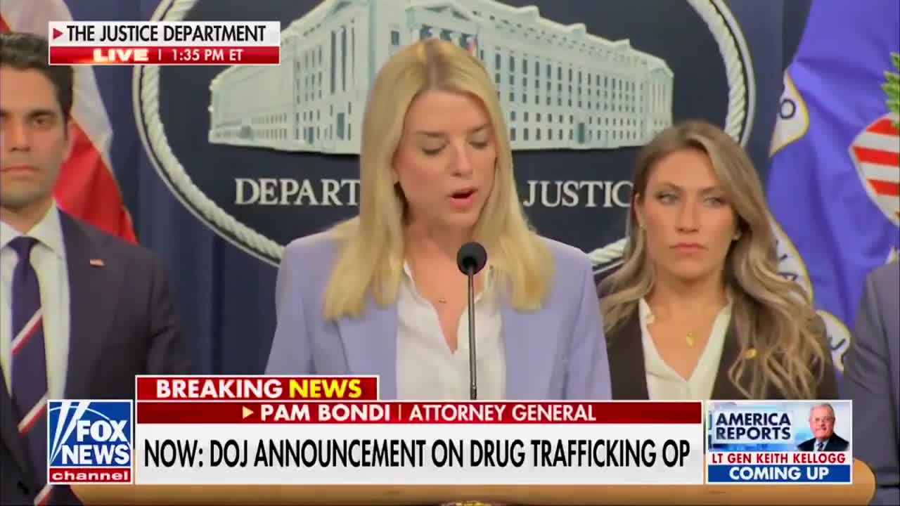AG Pam Bondi has announced the largest fentanyl seizure in American history, totaling more than 3 million pills, along with several dozen kilograms of methamphetamine, cocaine, and more.  Th...
