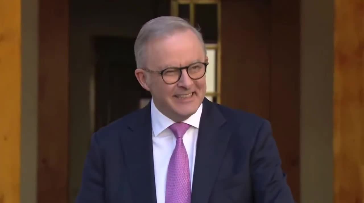 Prime Minister Anthony Albanese speaking in Canberra after landslide election victory  Albanese said, “If we get this decade right, we can set Australia up for the many decades ahead.”