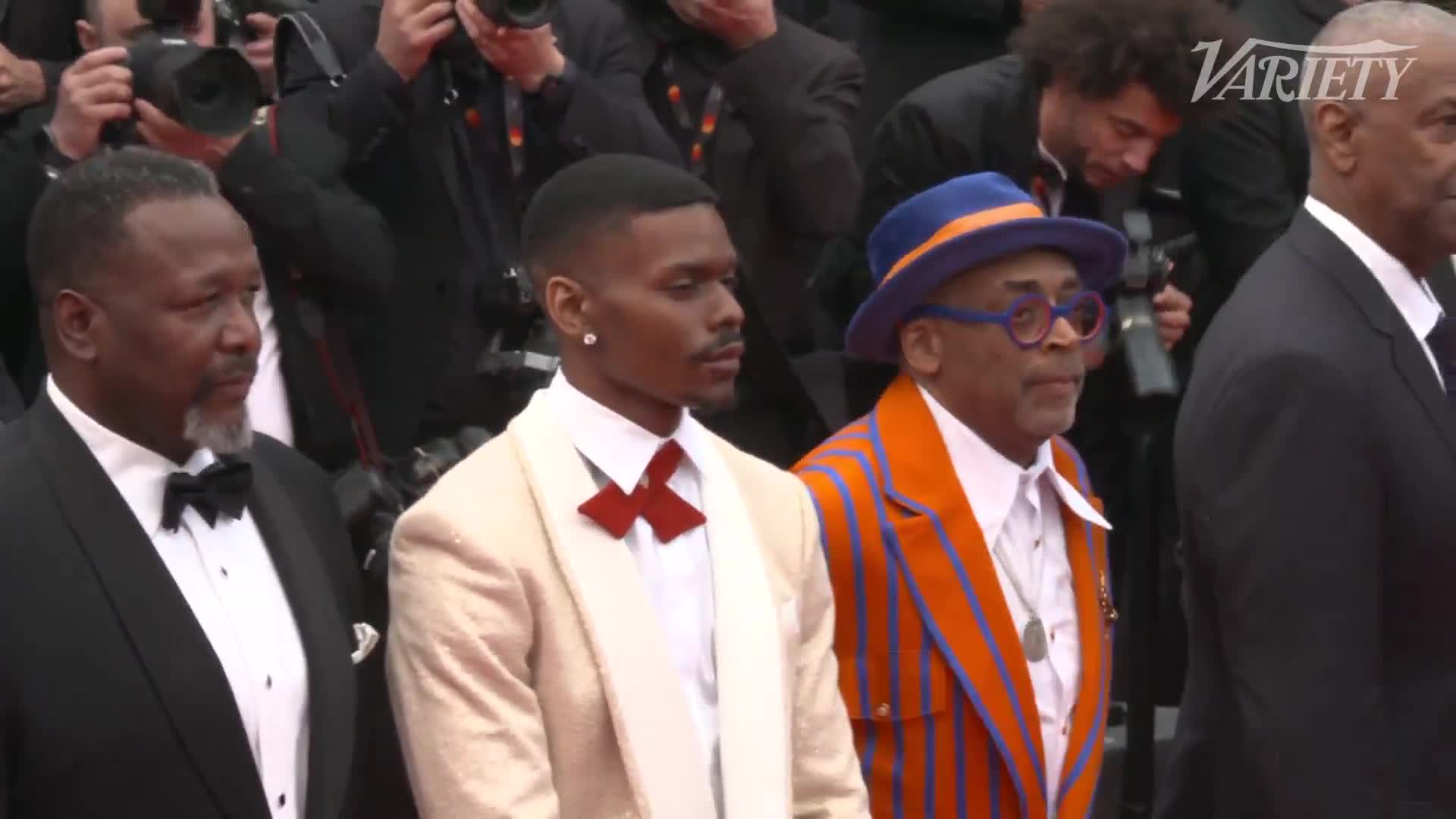 The cast of Spike Lee's ‘Highest 2 Lowest’ ahead of their Cannes premiere.