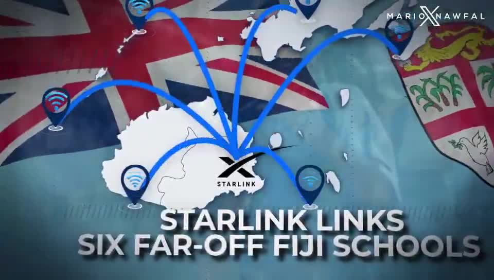 🇫🇯 STARLINK LINKS SIX FAR-OFF FIJI SCHOOLS  Deep in the South Pacific—basically the middle of nowhere—six super-remote schools in Fiji got Starlink’s high-speed internet!  Here