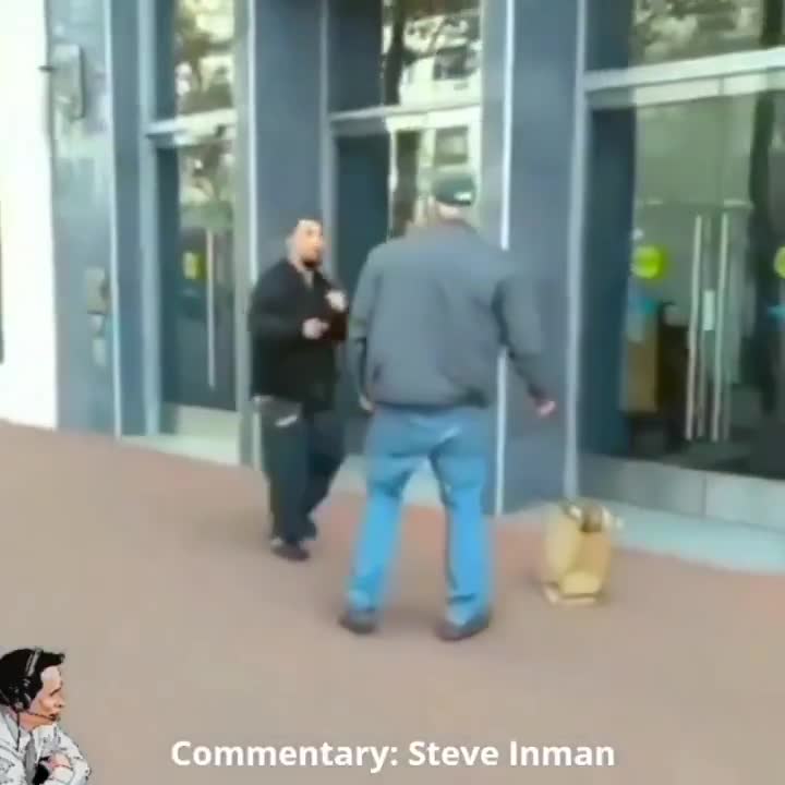 Saggy Shaggy gets disciplined by Cornfed Fred.