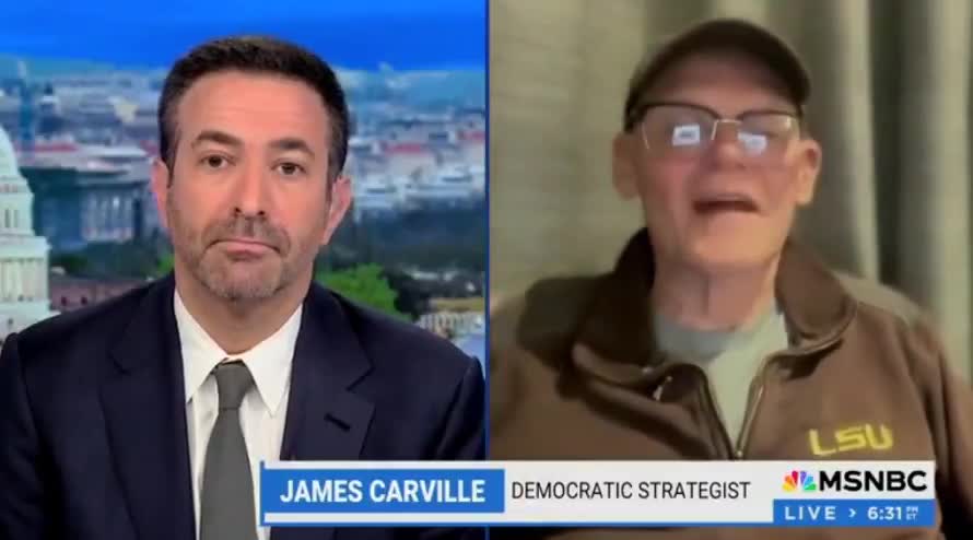 James Carville in one breath is yelling at his party to ditch the race obsession and the woke garbage, and in the next he claims that Rep. LaMonica McIver is being targeted because she's bla...