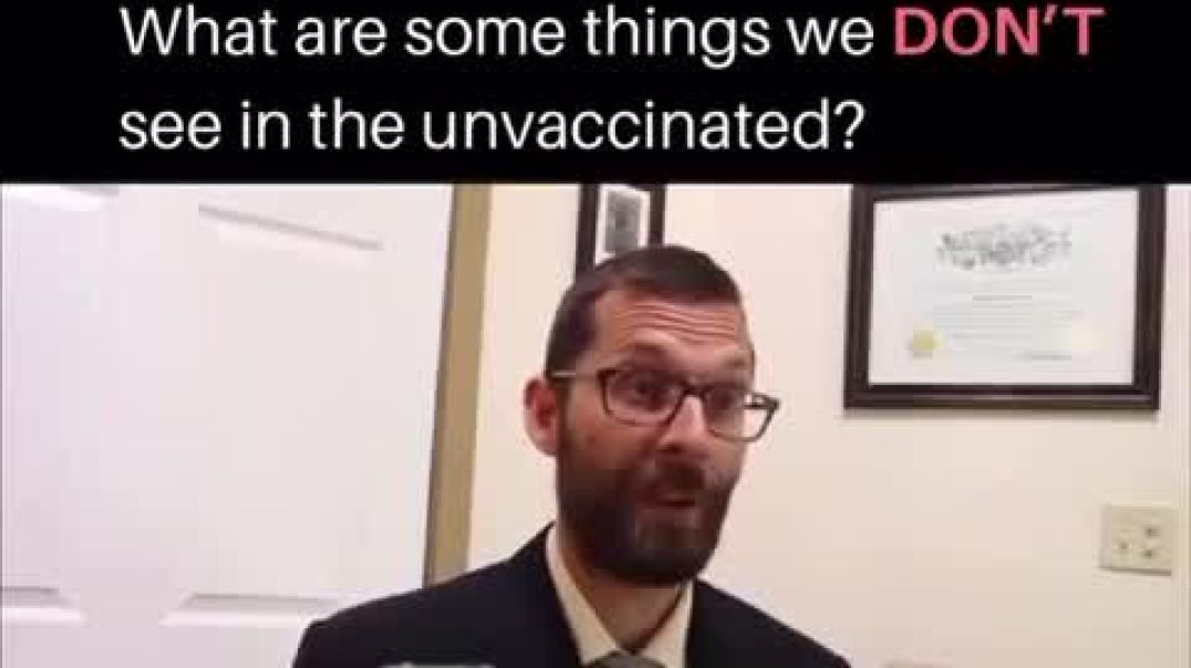 What are some things we DON'T see in the Unvaccinated?
