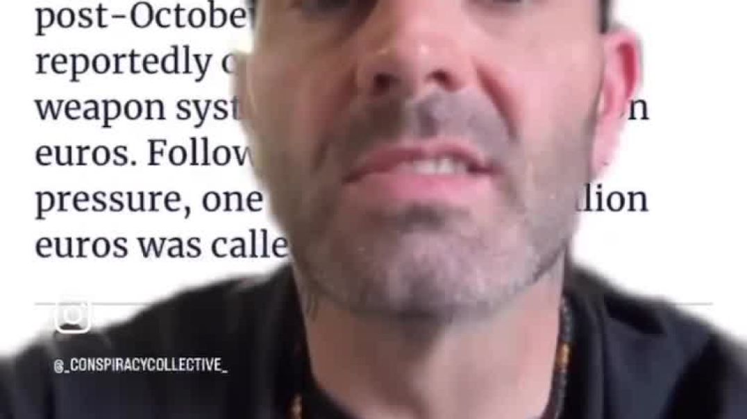 He has connected some really great dots here with China, Spain and Israel!