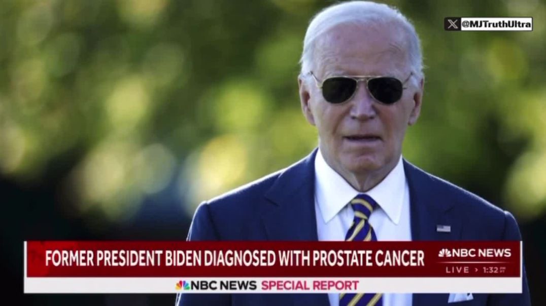 🚨 Joe Biden has been diagnosed with Prostate Cancer, which they said is very aggressive and spread to his bones.  Is the actor about to exit stage left?