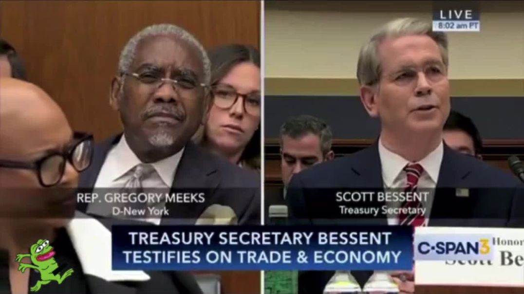 Democrat: Who was the President in 2025?   Scott Bessent:  Donald J Trump  Democrat: Who was the President in 2024?  Bessent: One believes Joe Biden  Democrat: Reeeeeeeeeeeeeeeeeeee