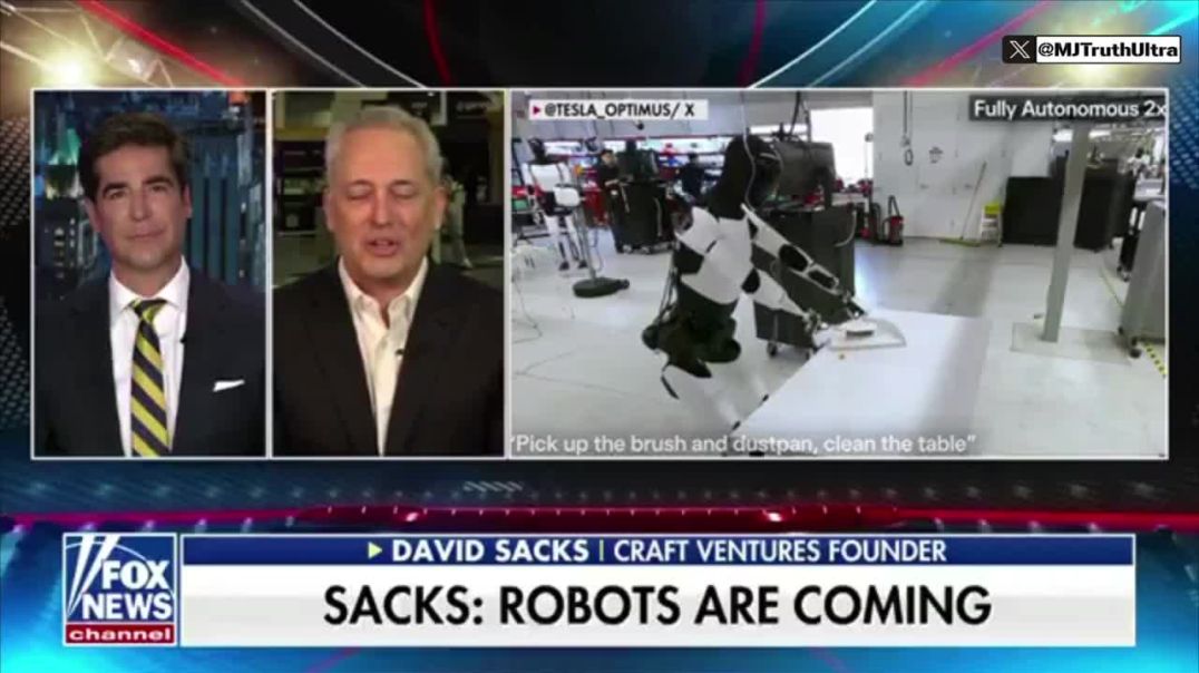 Crypto Cazar, David Sacks:   Within 5 Years everyone could potentially own a Robot that will enslave your ass   It will be able to watch and mimic any YouTube videos it watches…