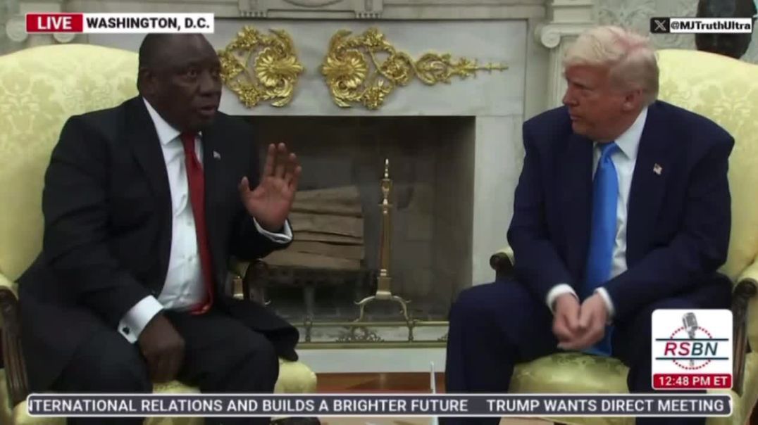 The South African President tries to downplay officials calling for White Genocide in his country…