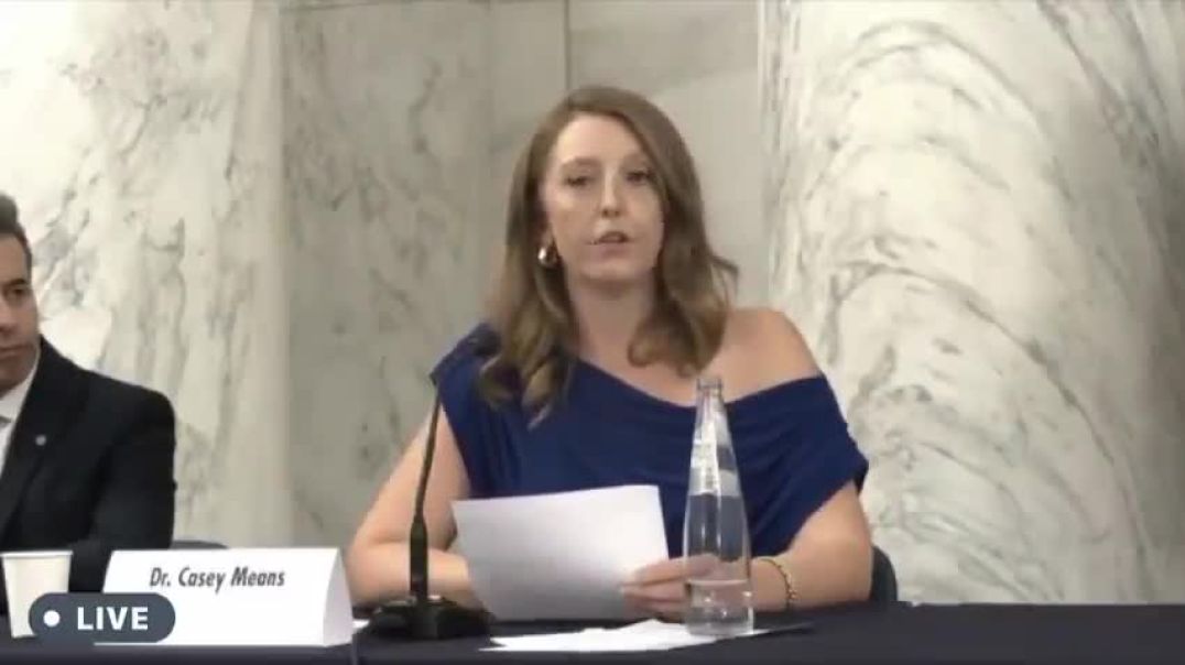Here is President Trump’s new Surgeon General of the United States nominee, Dr. Casey Means, exposing the health industry and woke medical schools