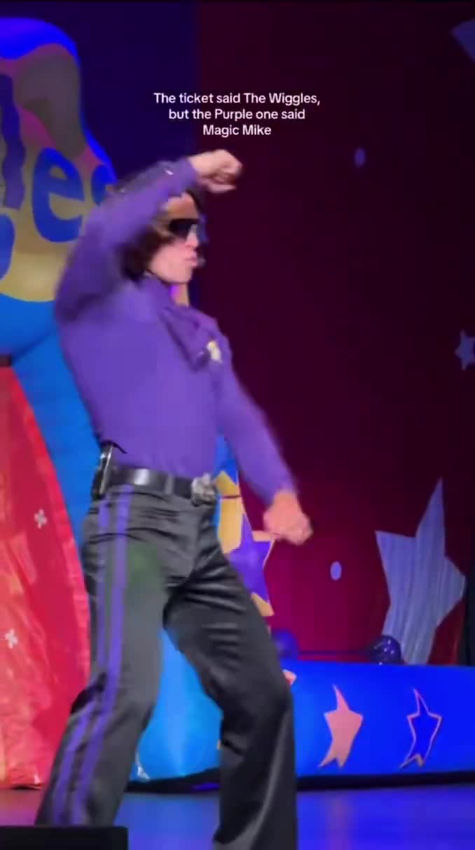The ticket said The Wiggles 😭