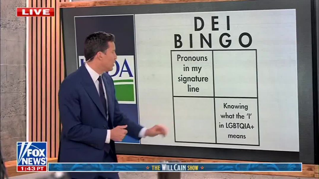 MUST WATCH: Will Cain, from FOX's 'The Will Cain Show', exposes how deeply the Biden Administration had invested in DEI  "The Trump Administration is ENDING THIS NONSENSE" —Wh