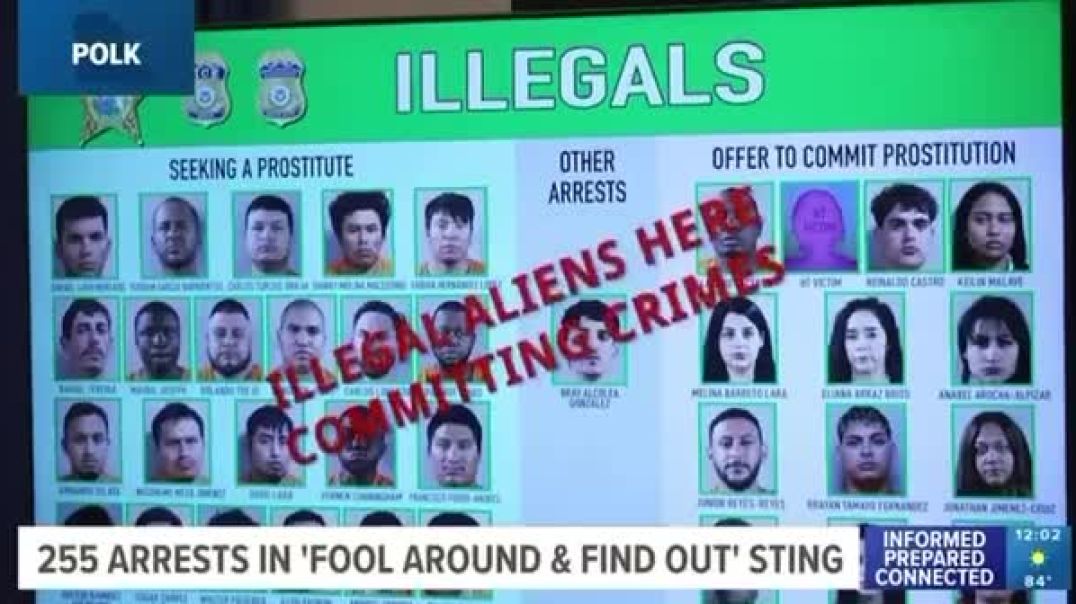 🚨 255 Pedos, including 36 Illegal Alien child sex predators arrested in Polk County, Florida    Polk County Sheriff Grady Judd does it again…