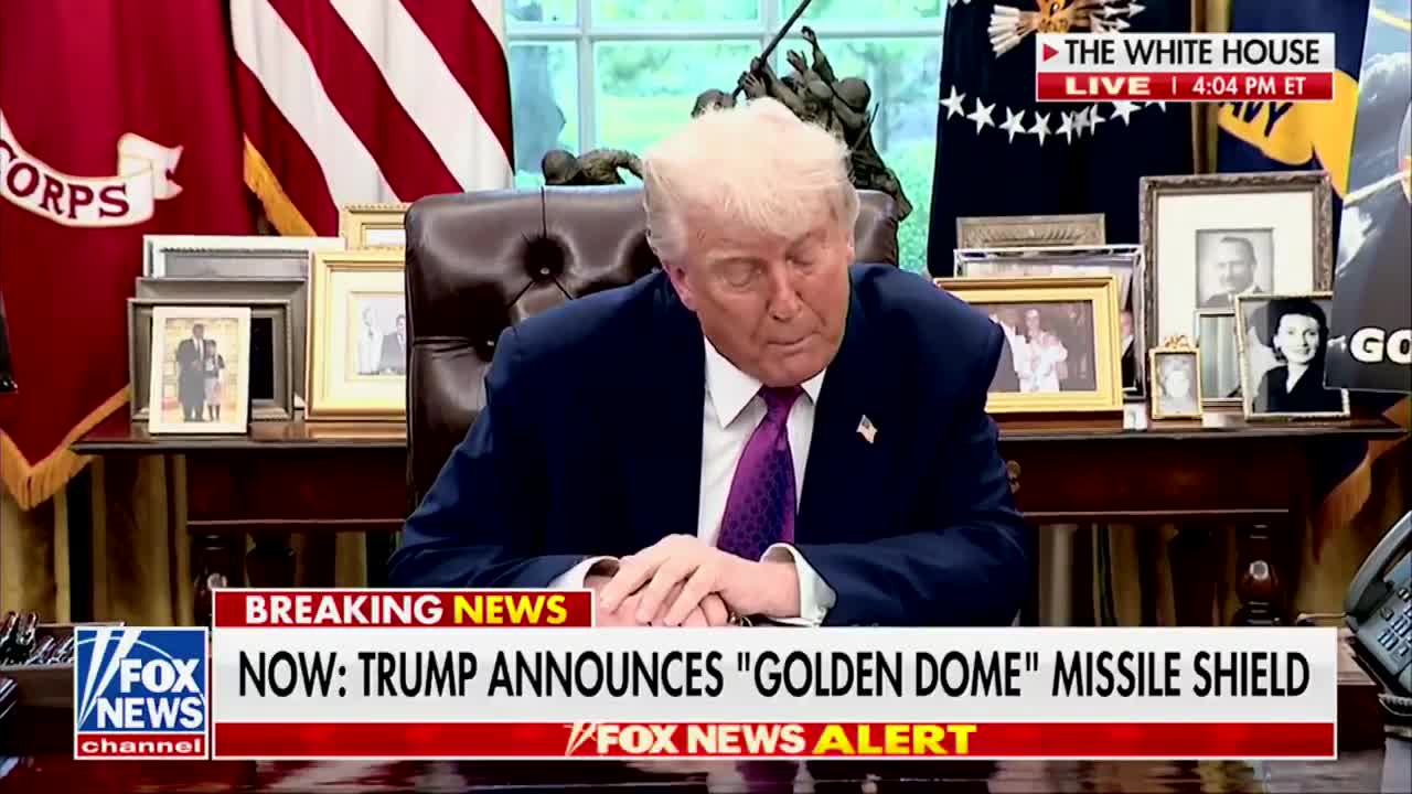 President Trump: “The design for the Golden Dome will integrate without existing defense capabilities and it should be fully operational by the end of my term.”
