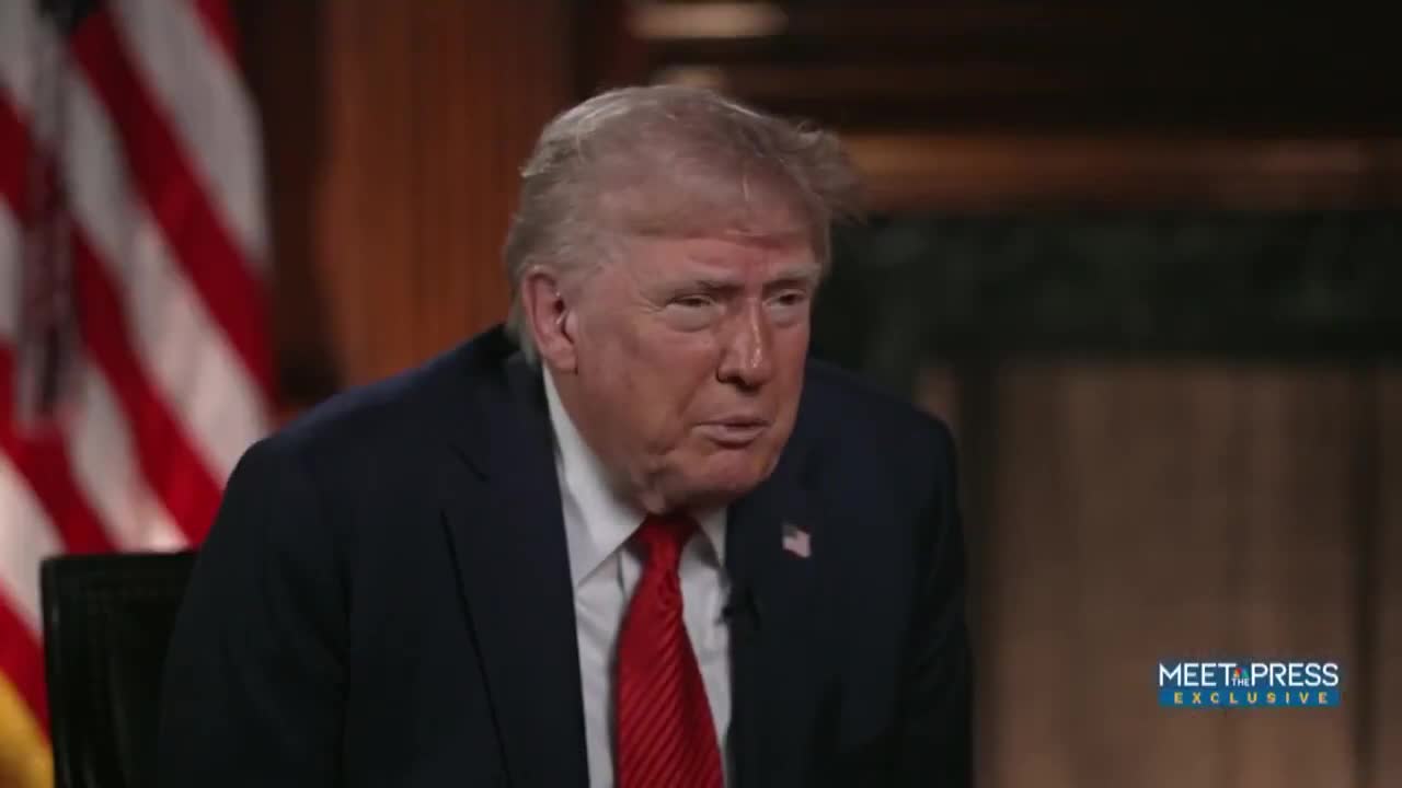 Reporter: “Are you looking for a new Secretary of Defense?”  Trump: \