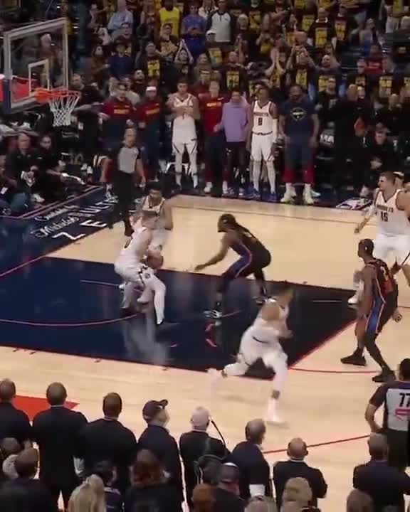 AARON GORDON WINS IT IN OKC FOR THE NUGGETS 😱  His second game-winner of these playoffs 🔥