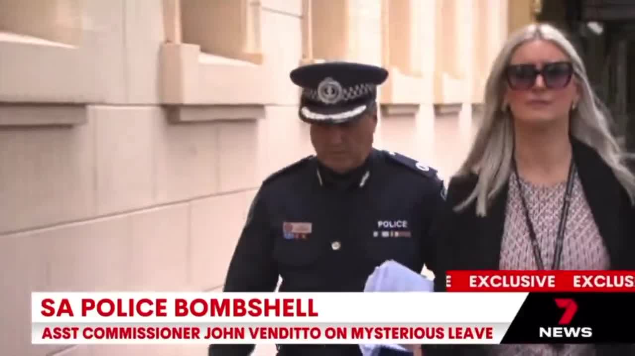 SA Police wishes to correct the record with the following statement.   Assistant Commissioner John Venditto is on paid leave, Mr Venditto has not been suspended from duty, nor did he “stor...