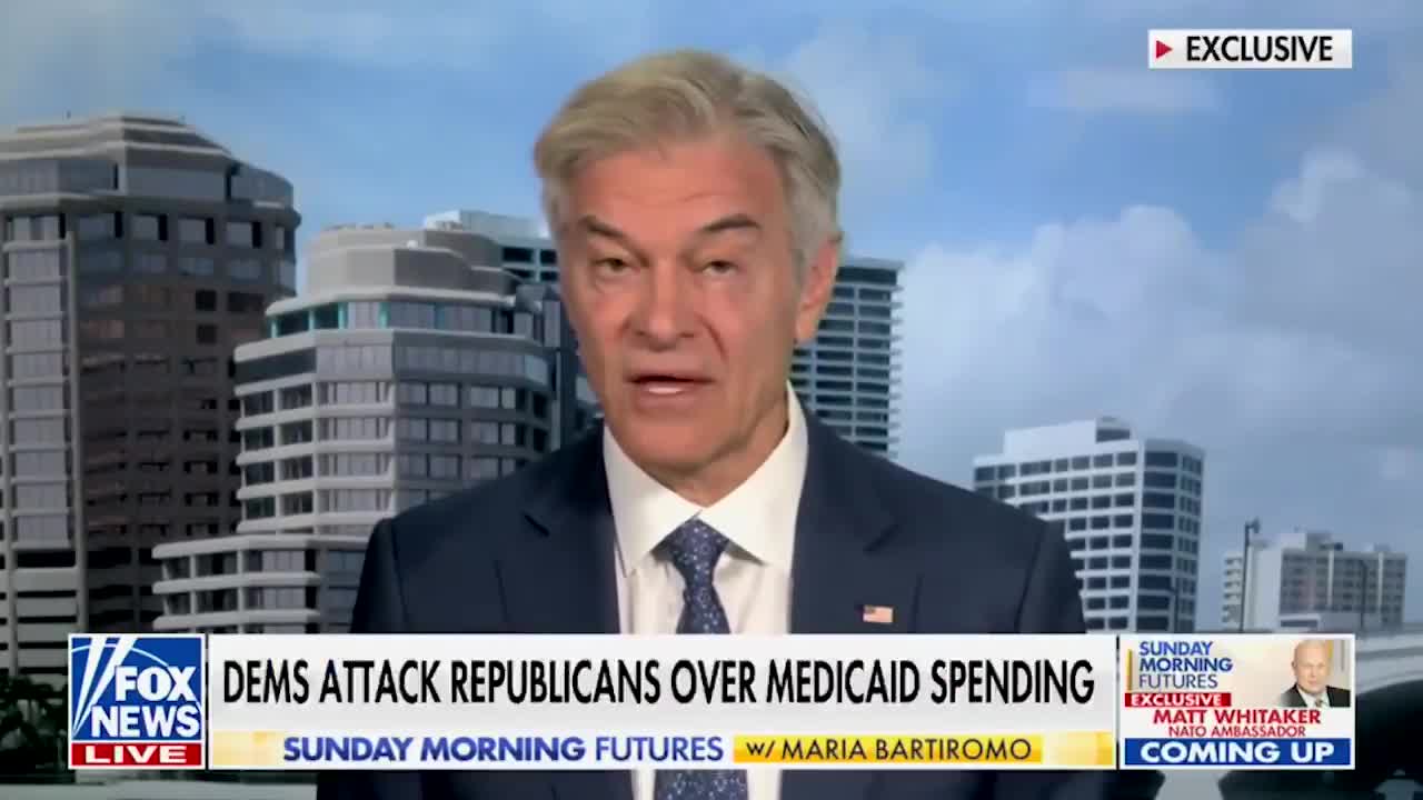 CMS Administrator Dr. Mehmet Oz: “Why should people living in Mississippi or Texas or Florida be paying for illegal immigrants getting health care in California?”