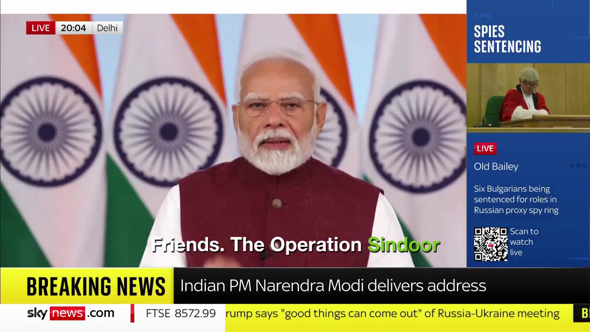 🇮🇳 PM MODI:  OPERATION SINDOOR IS SOMETHING WE DID FOR JUSTICE  \