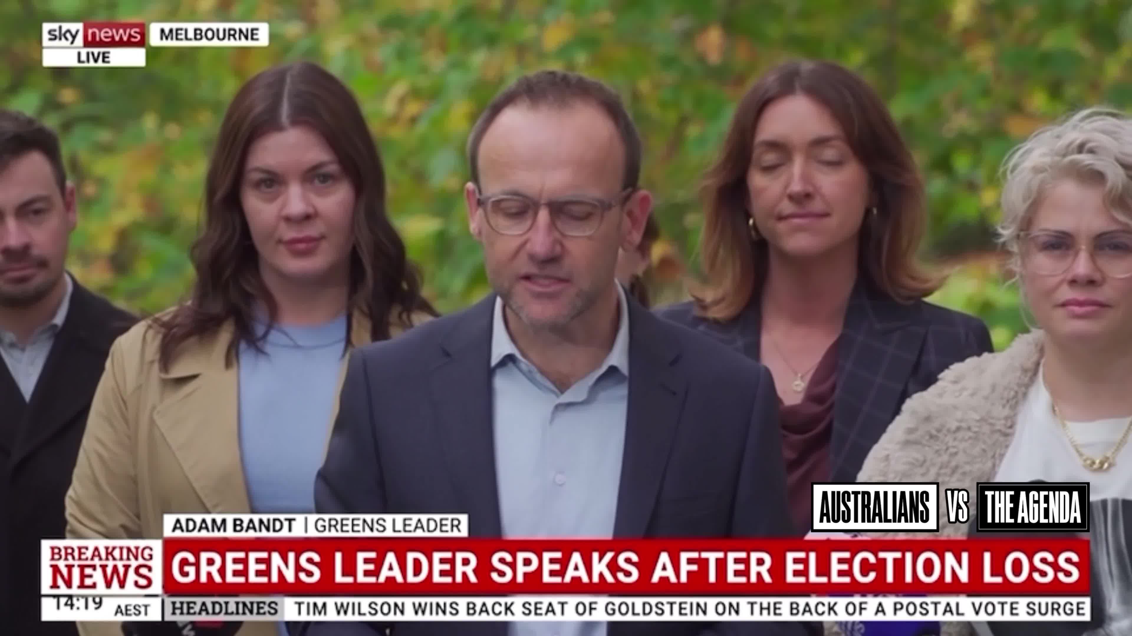 Greens Leader* Adam Bandt has officially conceded defeat in the seat of Melbourne, refusing to take media questions and blamed One Nation and Liberal Party preferences for the loss.