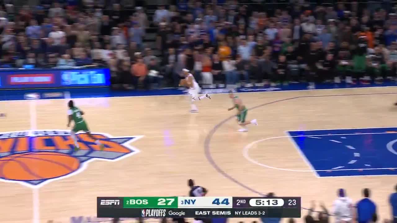 THIS KNICKS SEQUENCE GOT ALL THE STARS ON THEIR FEET 🔥