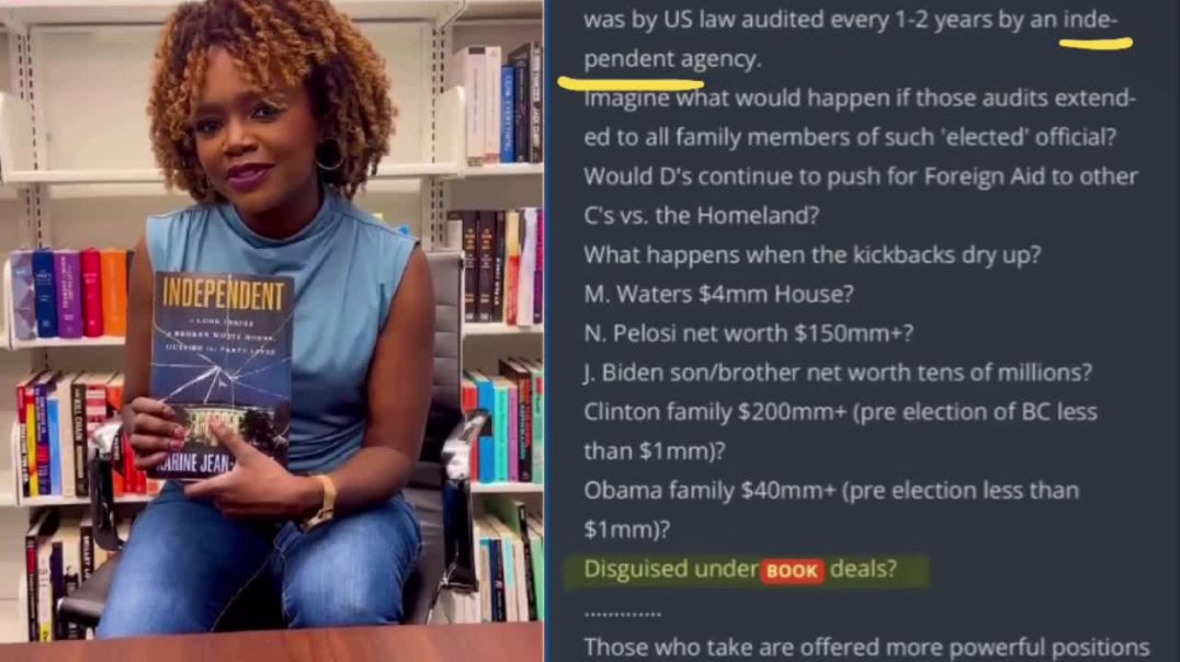 Why do they always get book deals?  Her new book… “Independent”