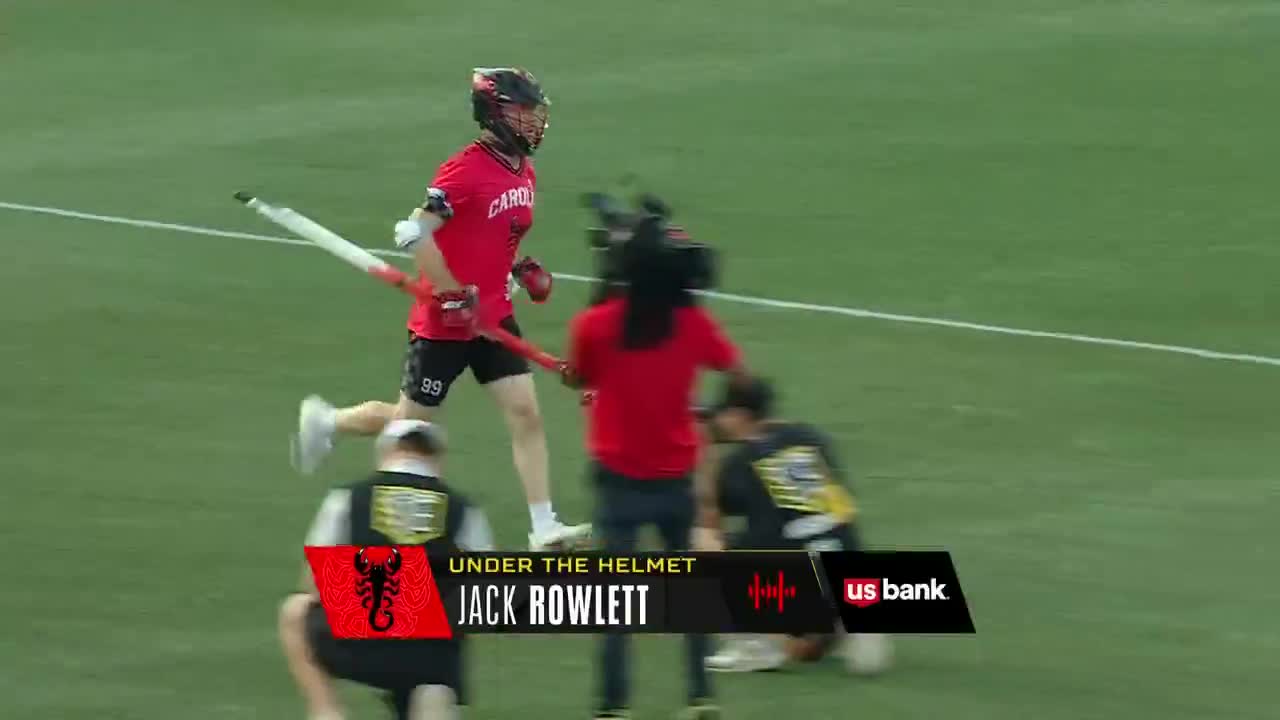 Jack Rowlett is too funny on the mic 🤣   📺 Redwoods vs. Chaos | Live on ESPN+  @PremierLacrosse | @PLLChaos