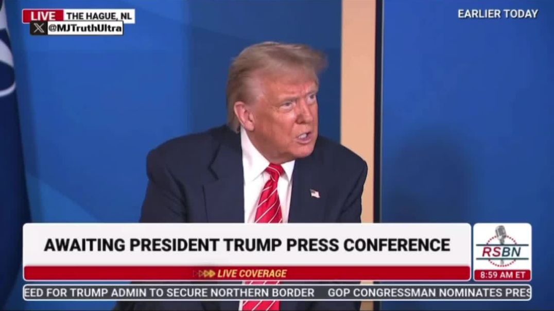 TRUMP:  “We took out a lot of buildings that Israel wasn’t able to get… If I didn’t take it out, they never would have settled for peace.”