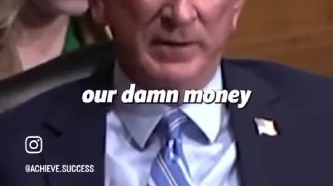 G.S. Senator Tommy Tuberville: "It's all a scam. This is all a scam. I mean, we got people that's getting ready to retire that's gonna try to live off 2 to $3,000. Impossible. It�