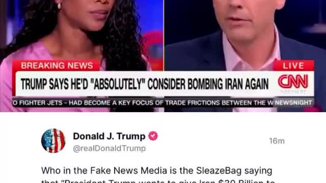 JUST IN: Trump fact checks CNN’s Abby Phillip minutes after she suggested he would “do a deal with Iran that gave them $30B.”