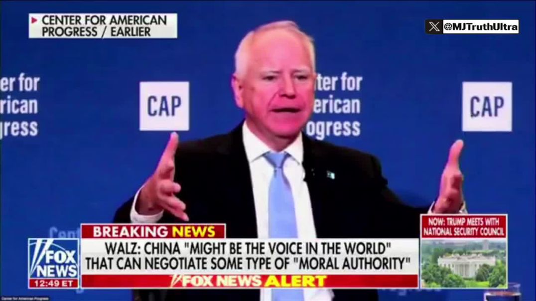 No way… 🤣   Tim Walz pleads with Americans to allow China to be the Moral Authority, the voice of reason, to negotiate Peace between Iran and Israel
