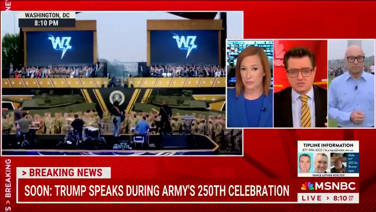MSNBC wanted the US Army 250th celebration to have a “dark, malevolent energy” and are forced to admit that it didn’t and was a beautiful patriotic parade.  They forget that “dark, m...