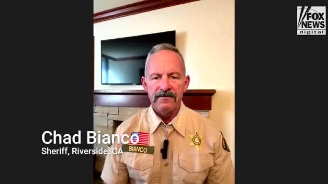 But mostly Peaceful 🤣😂 California Sheriff Chad Bianco SLAMS Gov Gavin Newsome over LA Riots