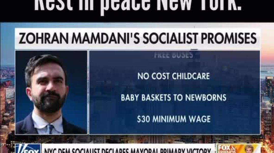5GW…  This montage is I believe why Zohran Mamdani was “chosen” to beat out Cuomo for the D mayoral nomination in NYC.   You cannot tell the people…