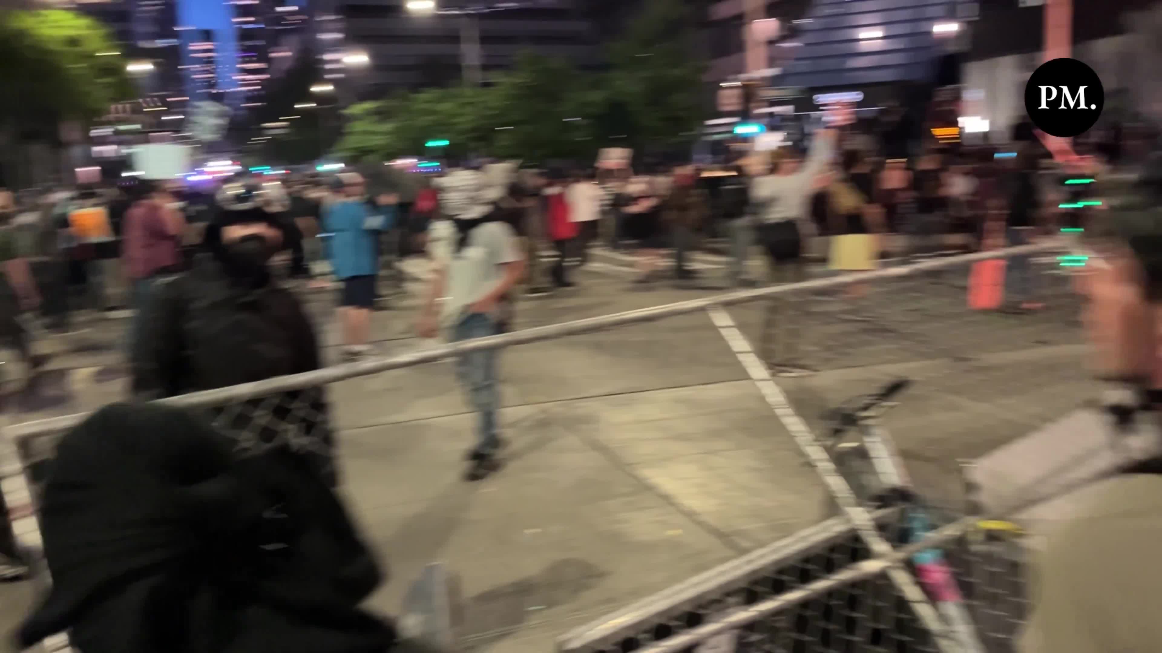 Happening now in Seattle 👇🏻  Video @KatieDaviscourt