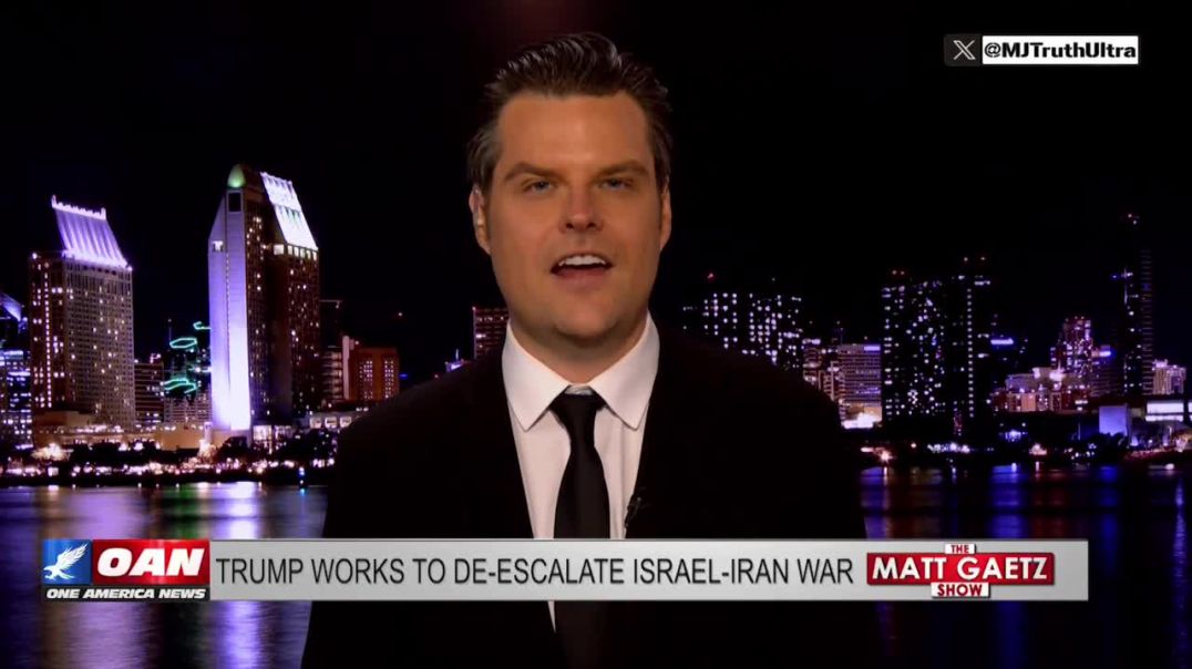 Damn.. Matt Gaetz coming in hot… 🔥  “Many of President Trump’s Pro-Israel friends and advisers are trying to pressure him into sending airstrikes against Iran…