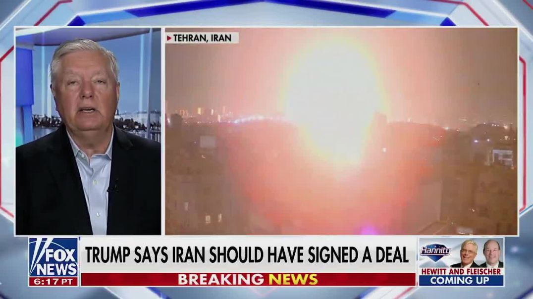When will we finally vote this war pig out of office?  🚨 BREAKING: Senator Lindsey Graham calls for regime change in Iran, says Trump should go "all in" in helping take out Iran's nucle