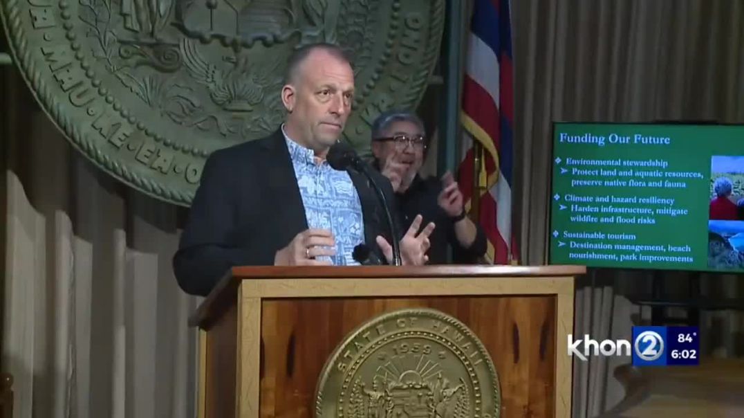Democrat Governor of Hawaii, Josh Green, has officially signed the first climate change tax in the U.S. into law.