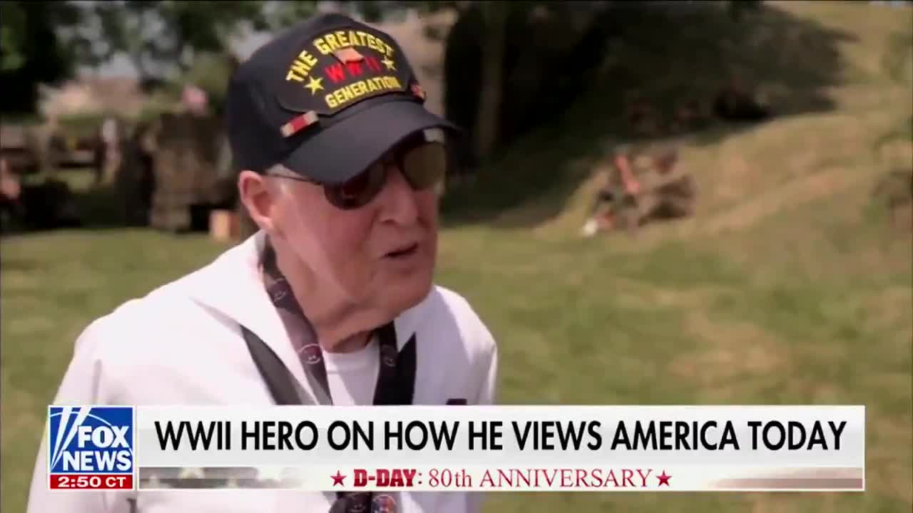 World War II hero on modern America: \