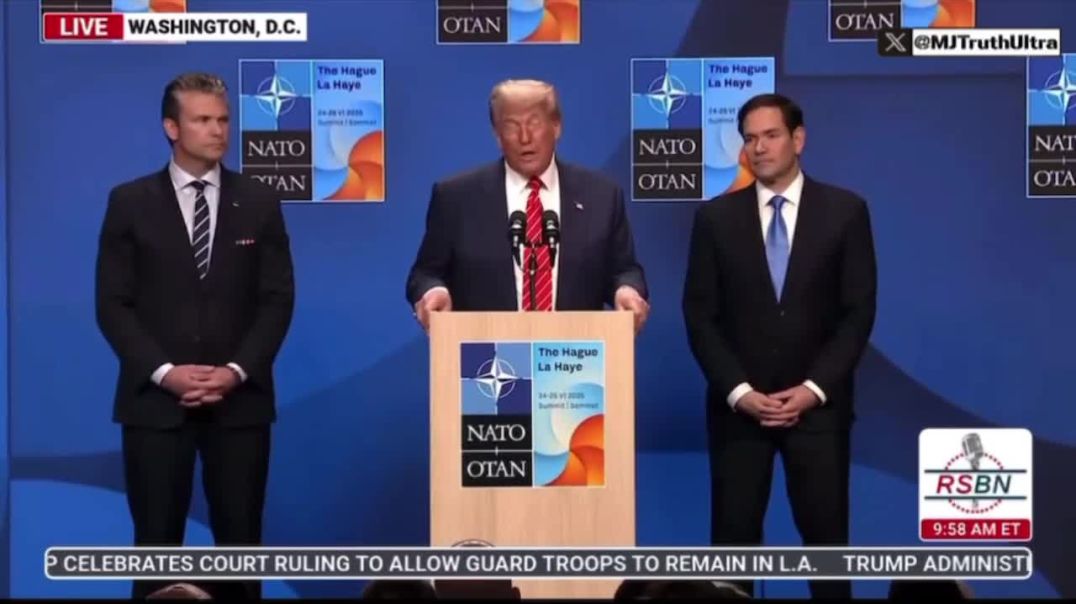 TRUMP:  I want to thank the King and Queen, They’re Central Casting