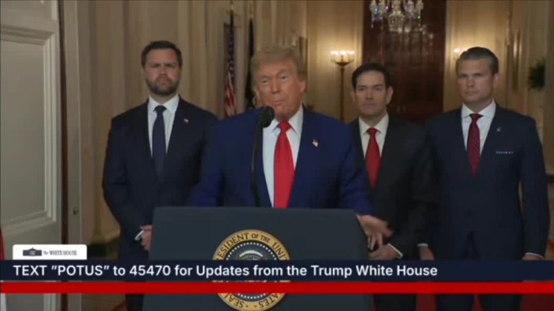 Here's a part of Trump's 3 minute speech.  What did everyone think?