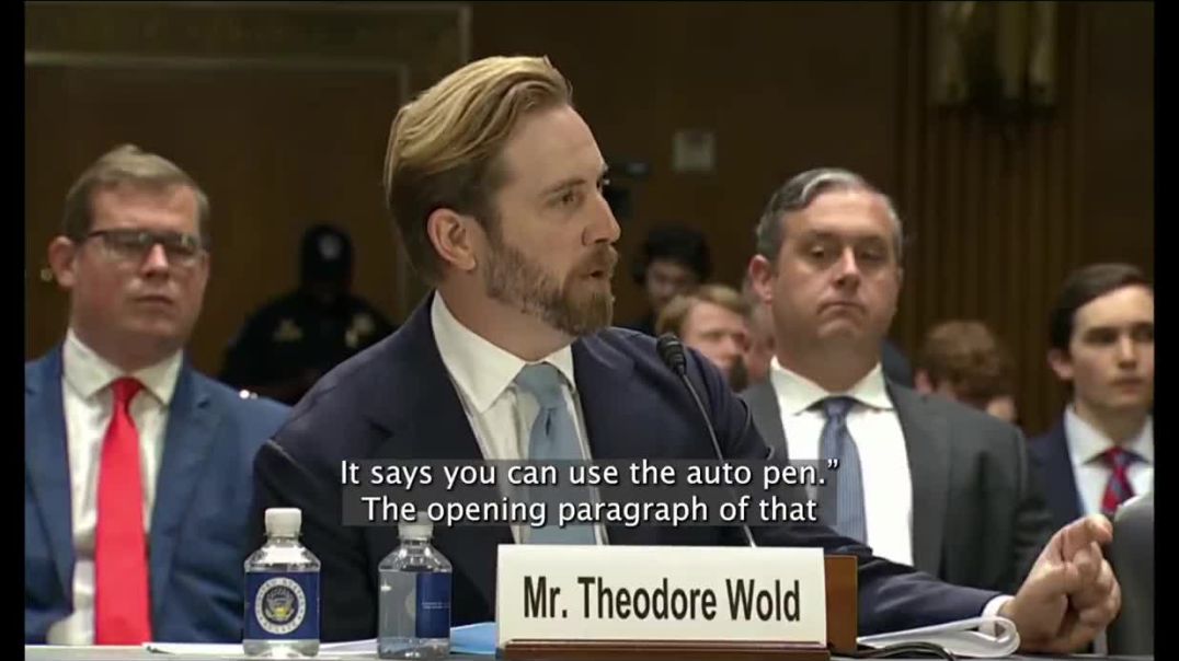 This is straight-up treason.  The president MUST direct the use of the autopen in order for it to be used…