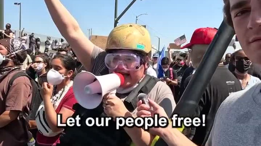LA Riot Peaceful Protester   The US belongs to Mexico “This is our city and this was Mexico”  Haha… I was gonna say something mean, but I’ll let you all do that.