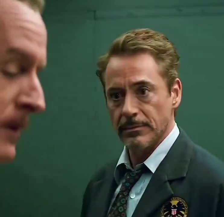 Tony never liked people handing him things but when he traveled back in time and meets his father, Howard, he accepts holding the flower for him