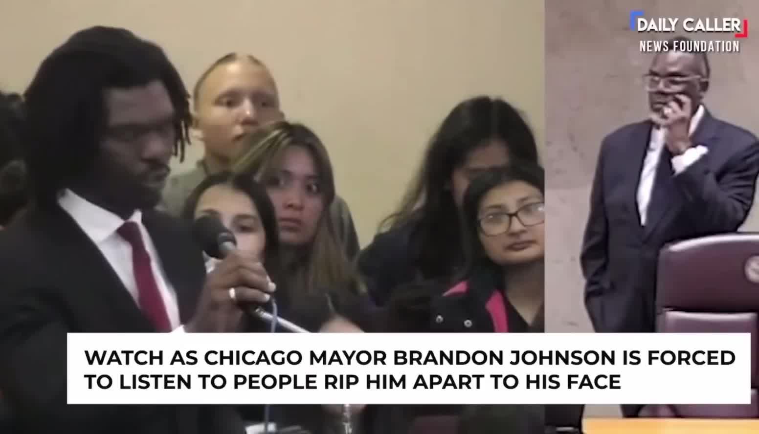 Chicago residents are not happy with Mayor Brandon Johnson.  His approval rating is 14%
